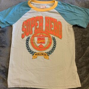 Marvel Yellow and Gray T-Shirt